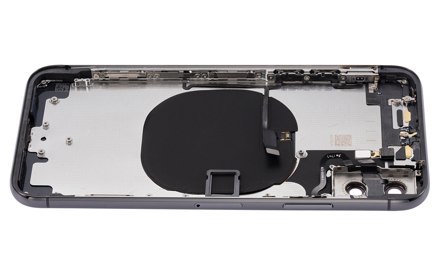 Back Housing W/ Small Components Pre-Installed For iPhone X (No Logo) (Aftermarket Plus) (Space Gray)