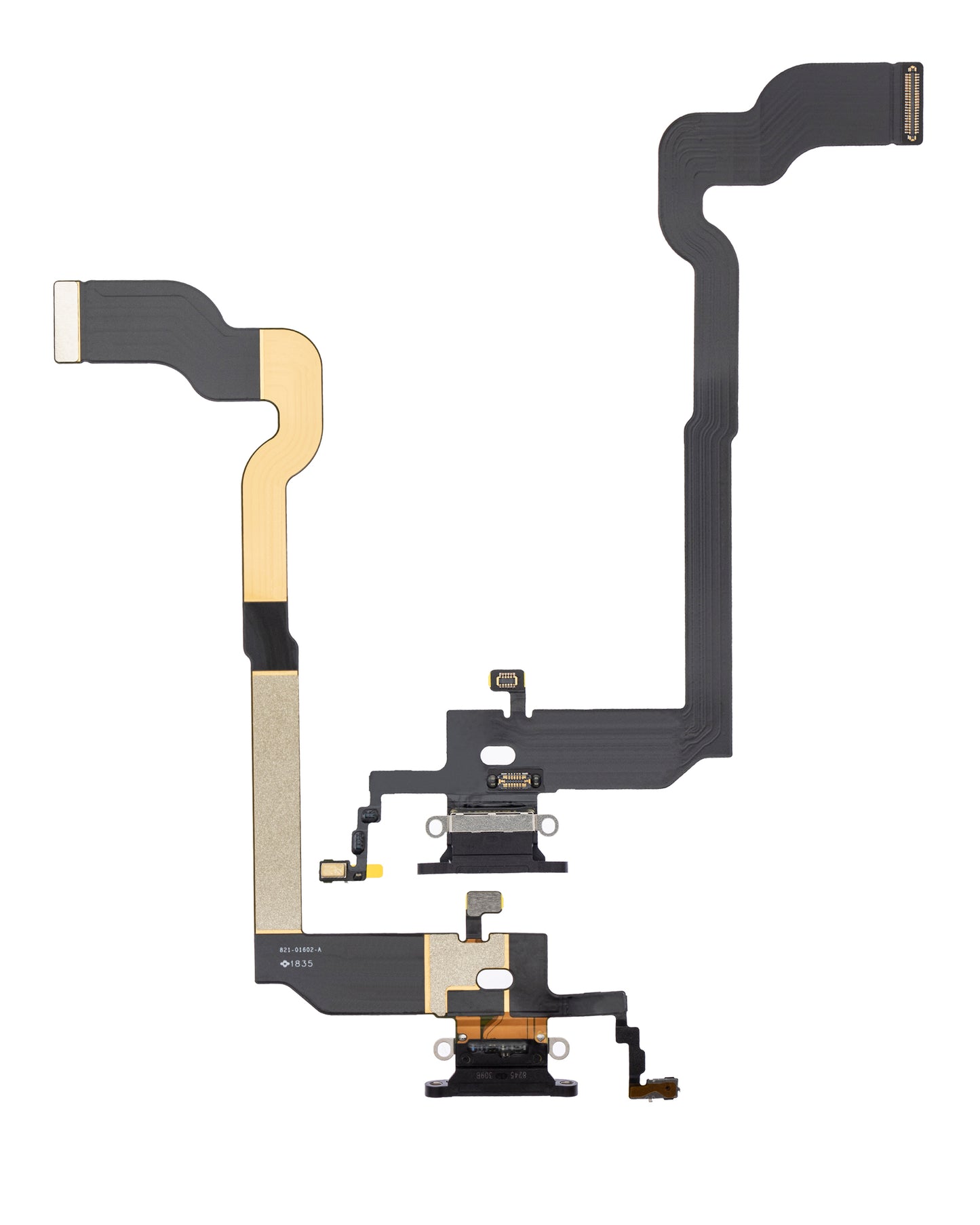 Charging Port Flex Cable For iPhone X (Premium) (Space Gray)