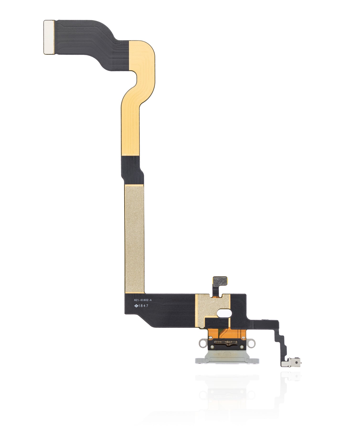 Charging Port Flex Cable For iPhone X (Premium) (Silver)