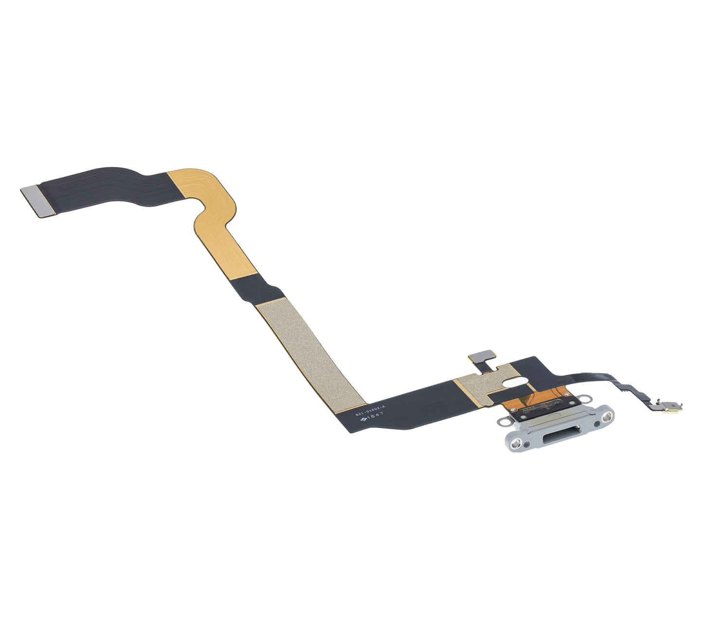 Charging Port Flex Cable For iPhone X (Premium) (Silver)