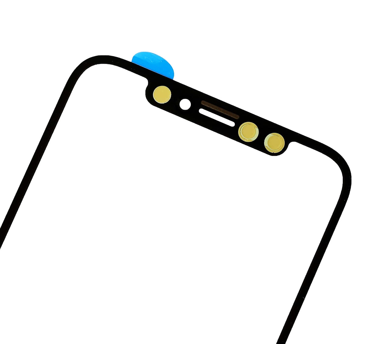 Glass With Frame & OCA Pre-Installed For iPhone X (Frame With Glue) (Premium / 3 in 1) (2 Pack)