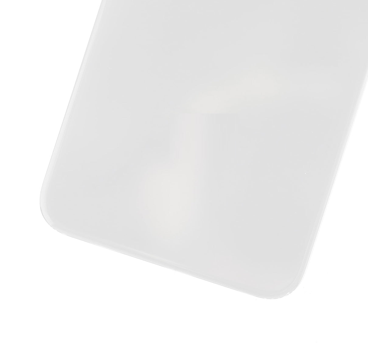 Back Cover Glass For iPhone X (No Logo) (Silver)