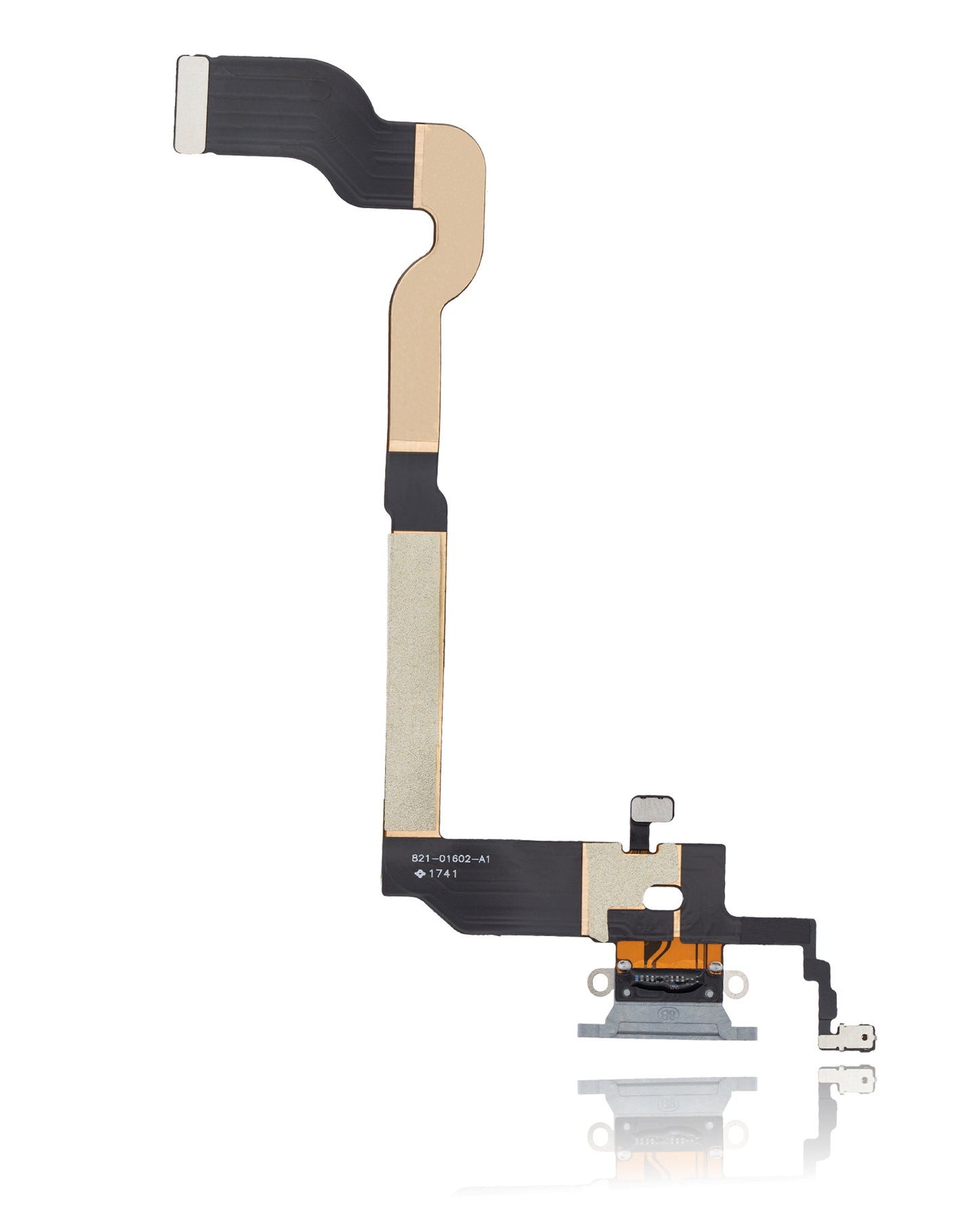 Charging Port Flex Cable For iPhone X (Aftermarket) (Silver)