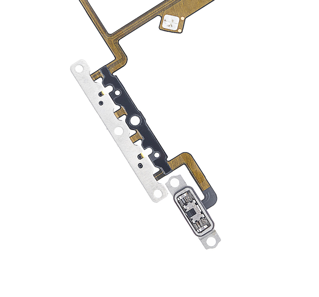 Volume Button Flex Cable With Metal Bracket For iPhone XS