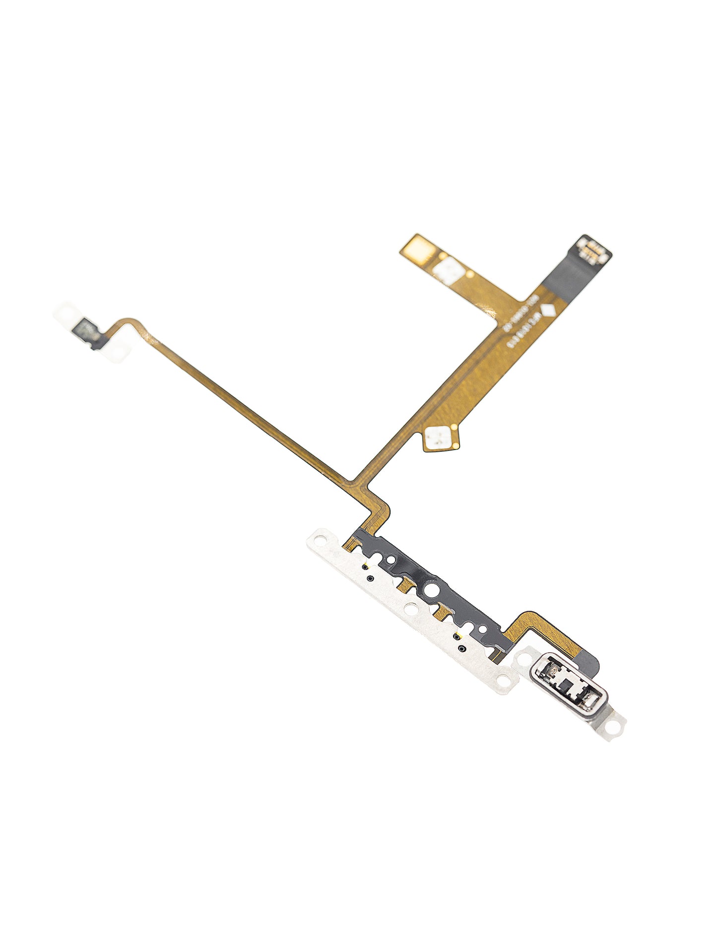 Volume Button Flex Cable With Metal Bracket For iPhone XS