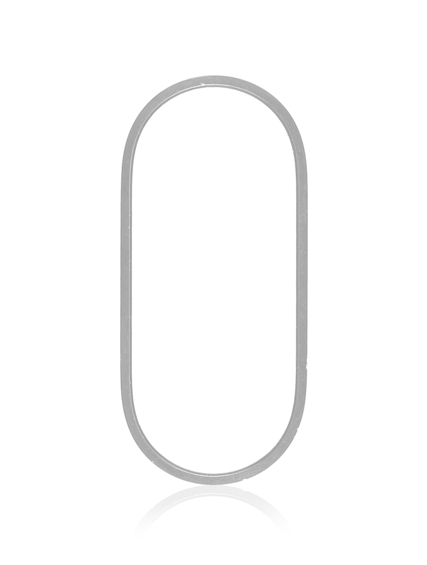 Back Camera Bezel Ring Only For iPhone XS / XS Max (Silver) (10 Pack)