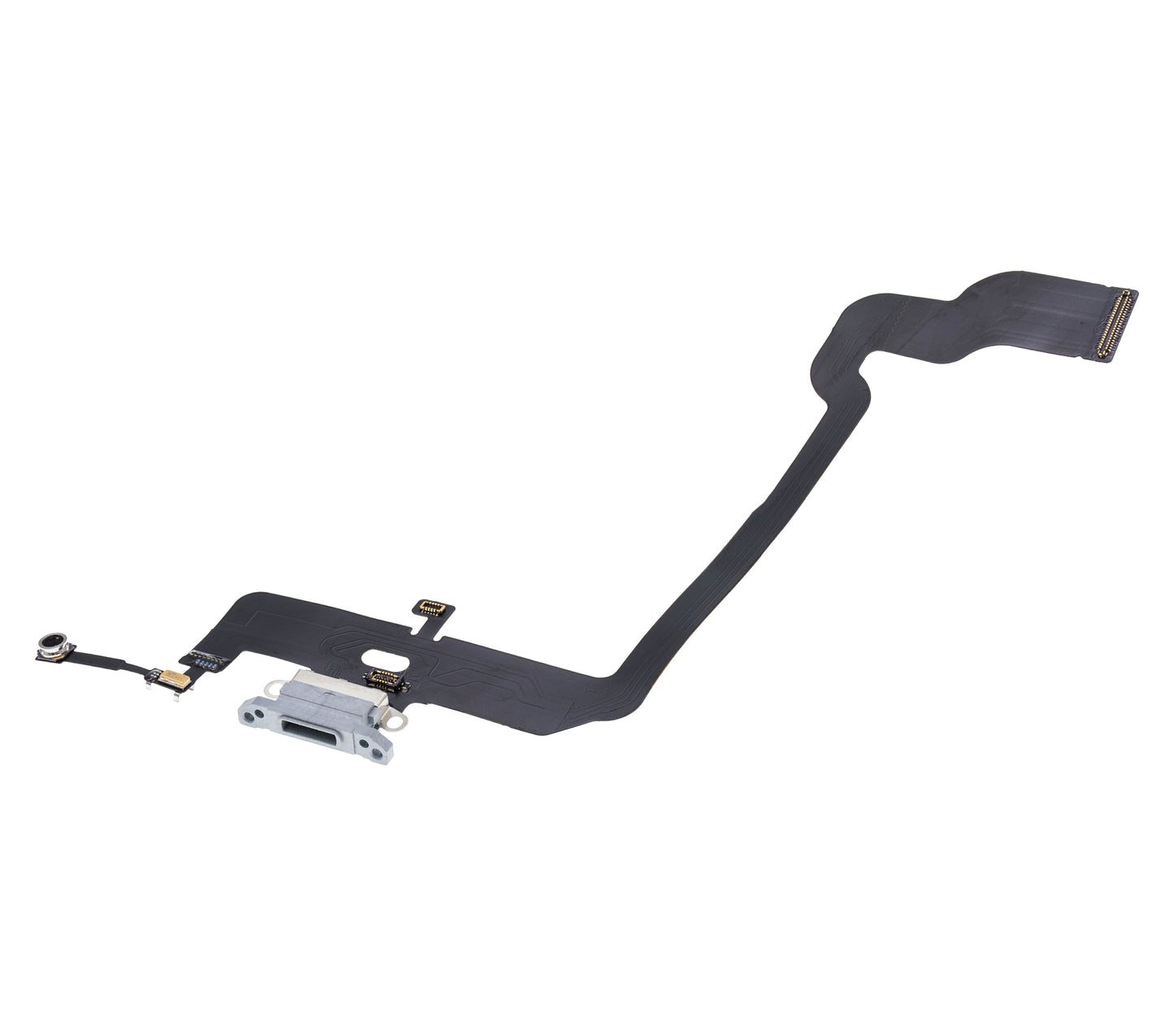 Charging Port Flex Cable For iPhone XS (Aftermarket) (Silver)
