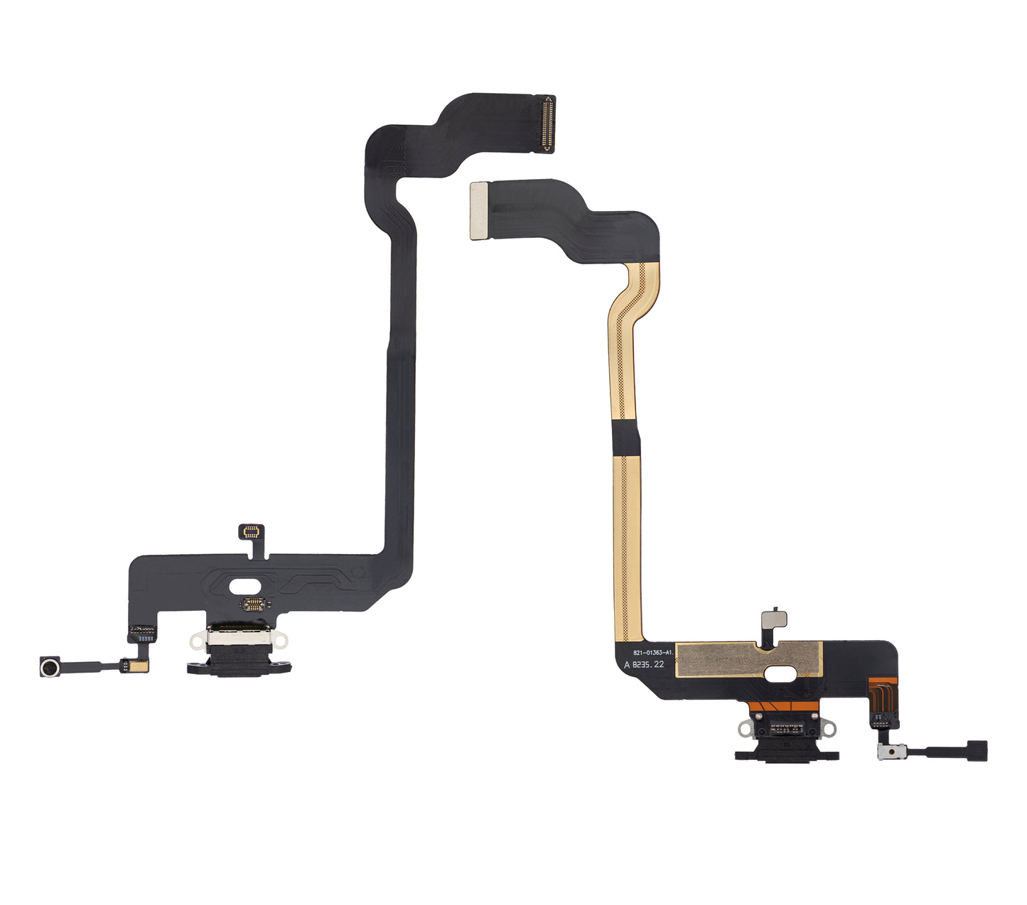 Charging Port Flex Cable For iPhone XS (Aftermarket) (Space Gray)