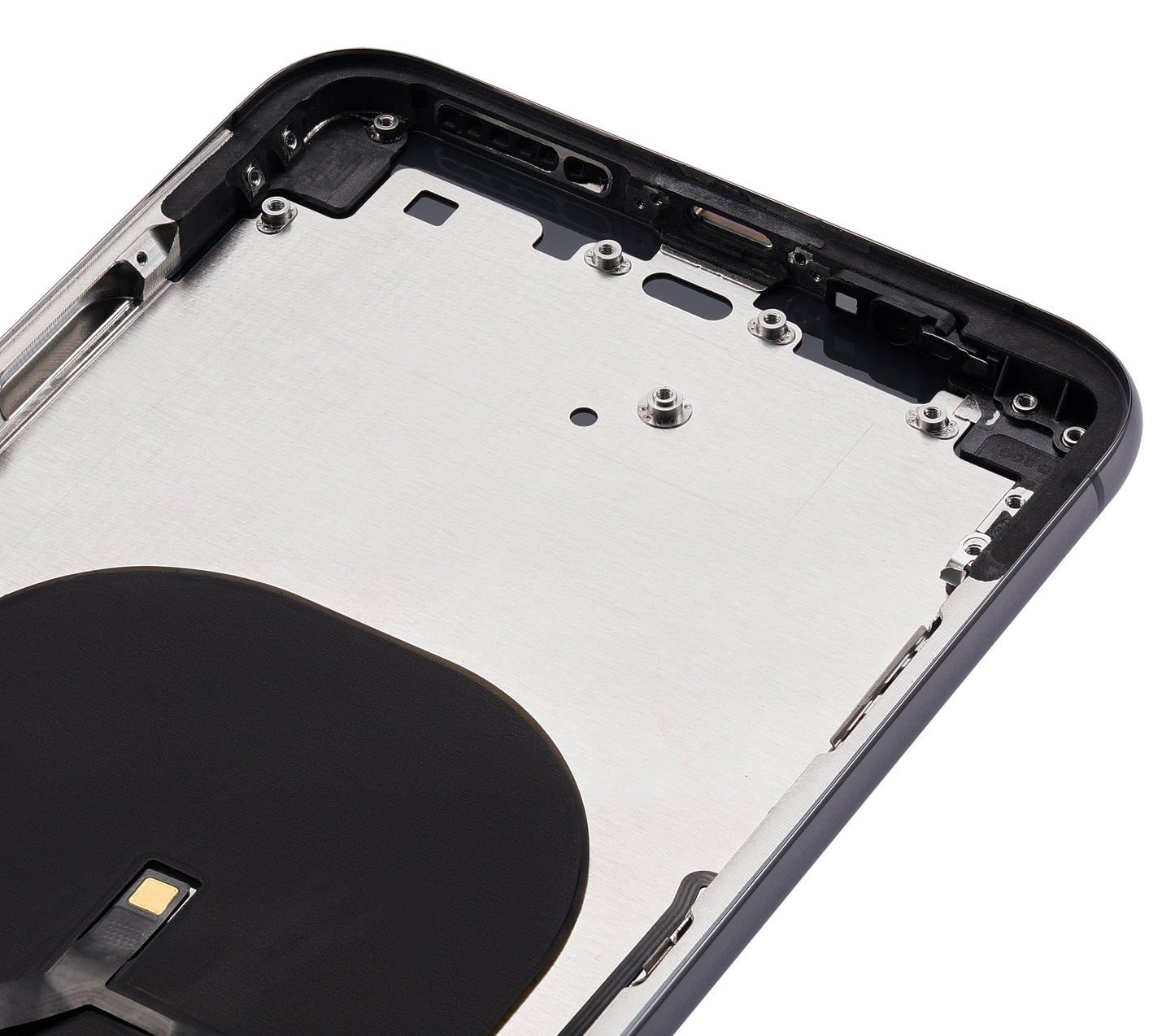 Back Housing W/ Small Components Pre-Installed For iPhone XS Max (No Logo) (Aftermarket Plus) (Space Gray)