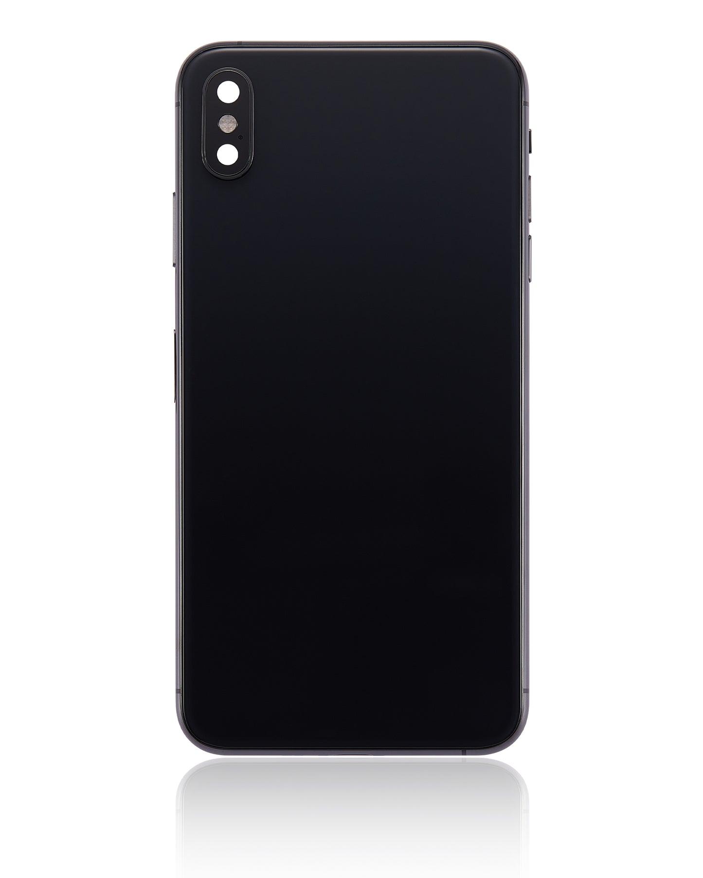 Back Housing W/ Small Components Pre-Installed For iPhone XS Max (No Logo) (Aftermarket Plus) (Space Gray)