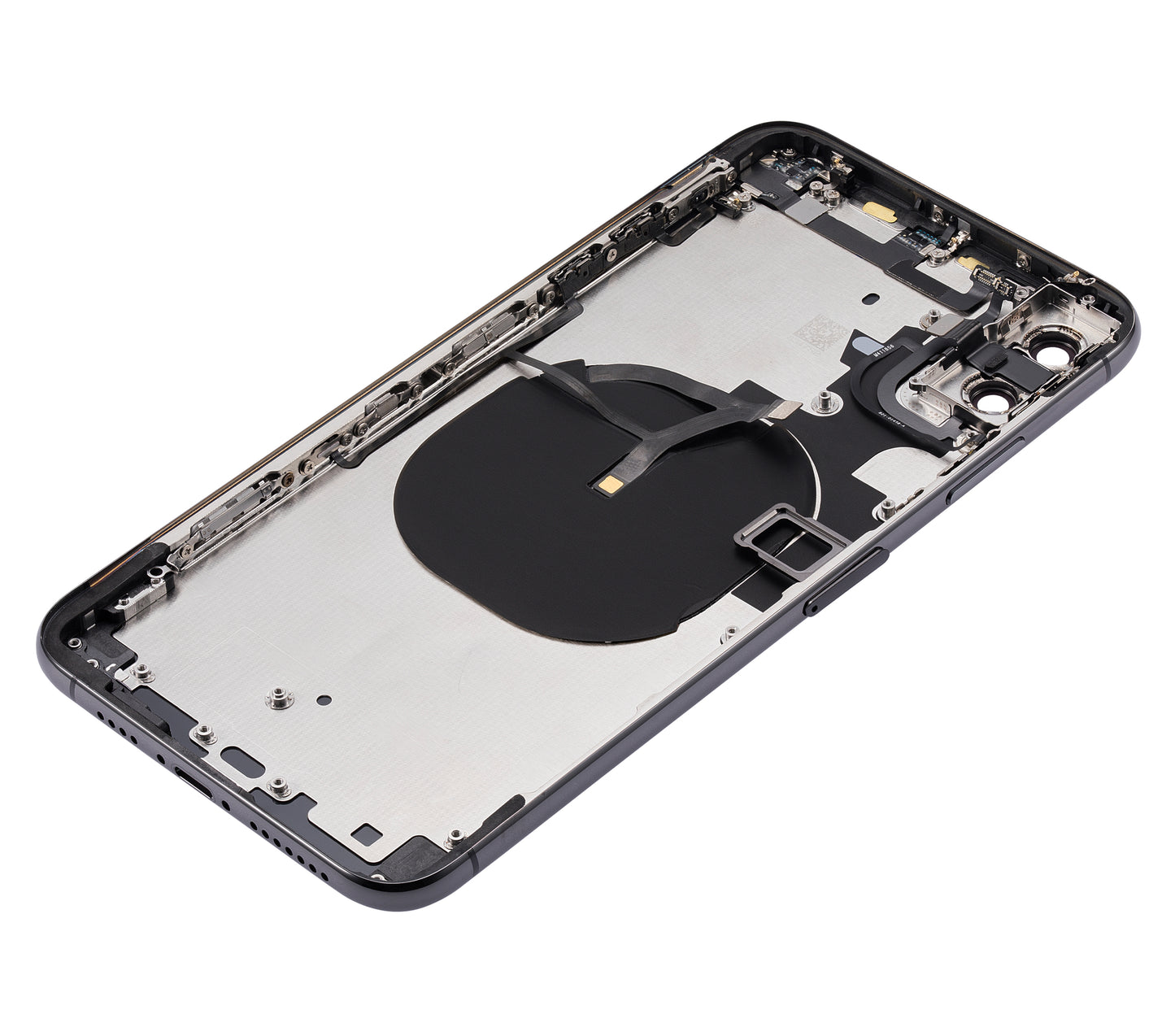 Back Housing W/ Small Components Pre-Installed For iPhone XS Max (No Logo) (Aftermarket Plus) (Space Gray)