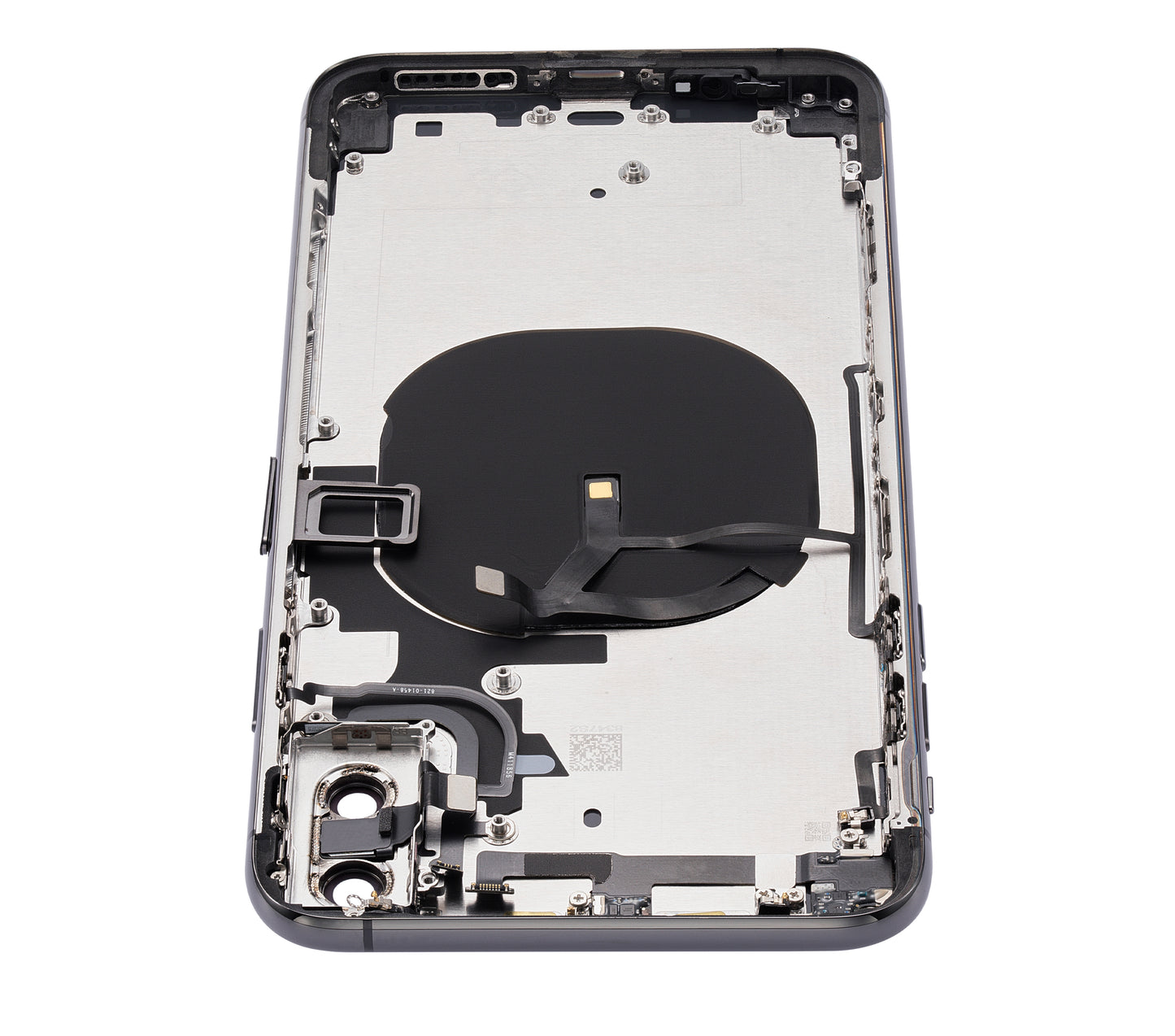 Back Housing W/ Small Components Pre-Installed For iPhone XS Max (No Logo) (Aftermarket Plus) (Space Gray)