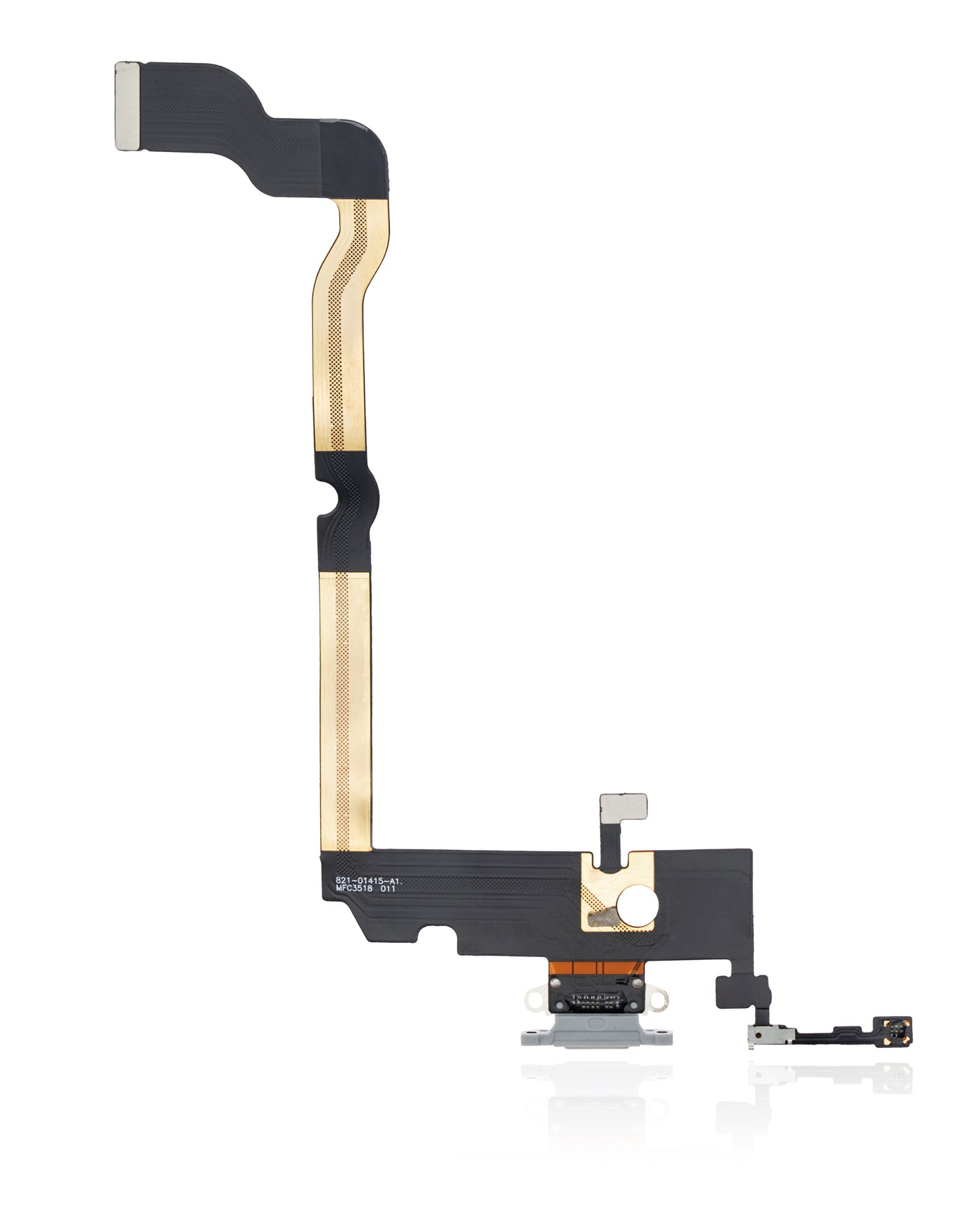 Charging Port Flex Cable For iPhone XS Max (Aftermarket) (Silver)