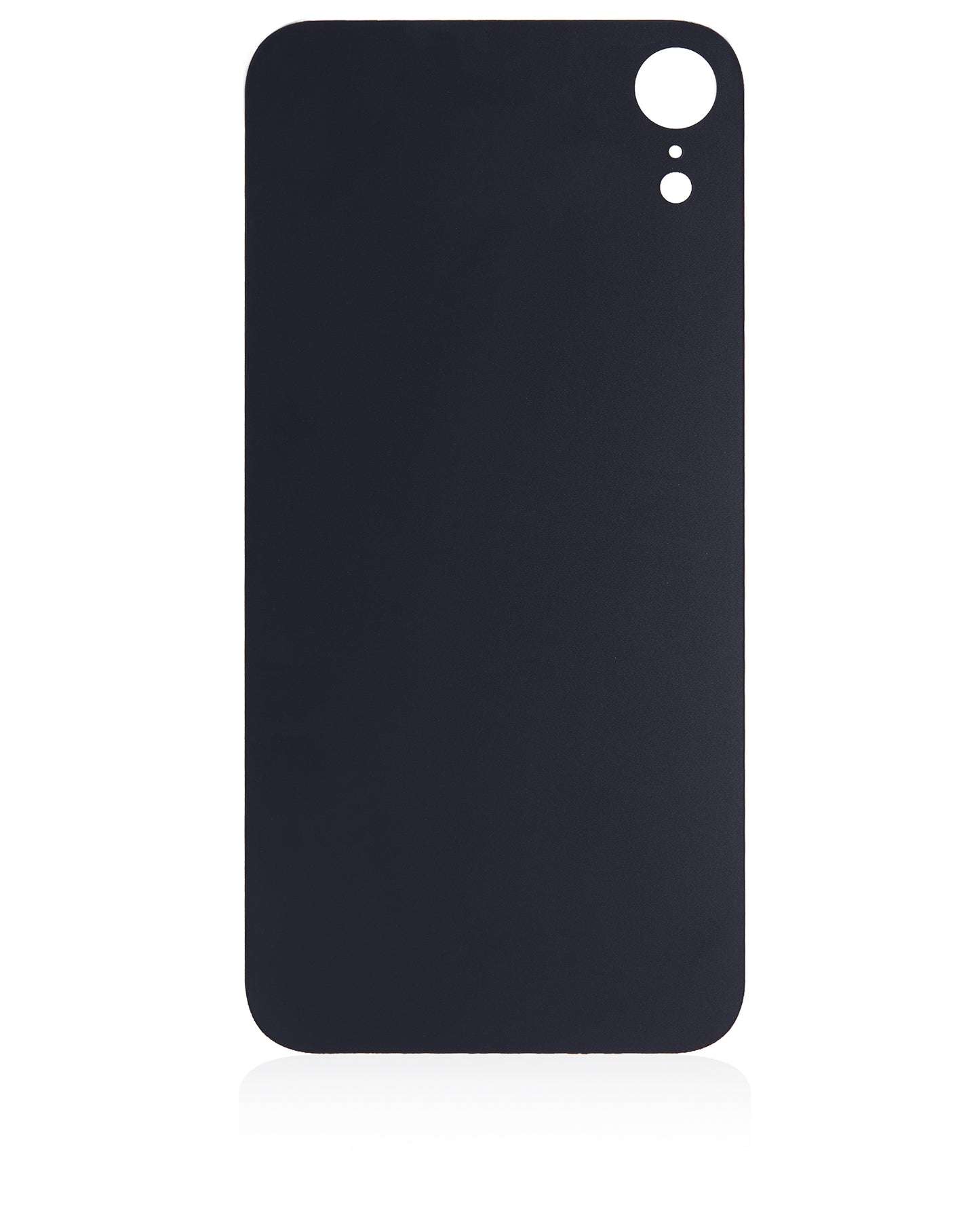 Back Glass With 3M Adhesive For iPhone XR (No Logo / Large Camera Hole) (White)