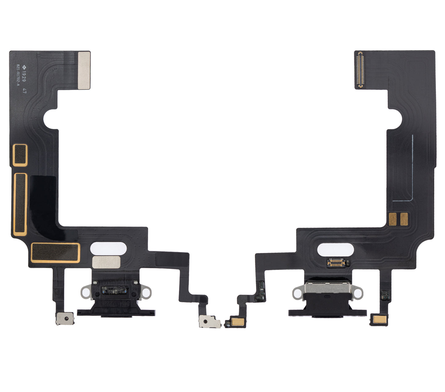 Charging Port Flex Cable For iPhone XR (Premium) (Black)