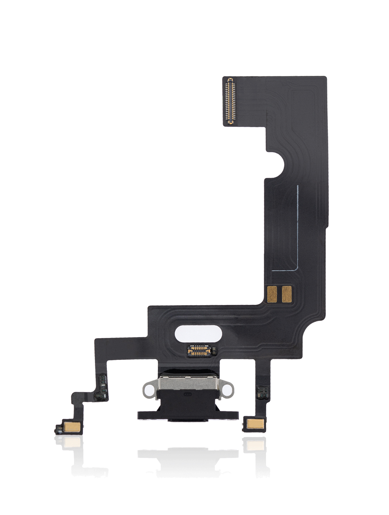 Charging Port Flex Cable For iPhone XR (Premium) (Black)