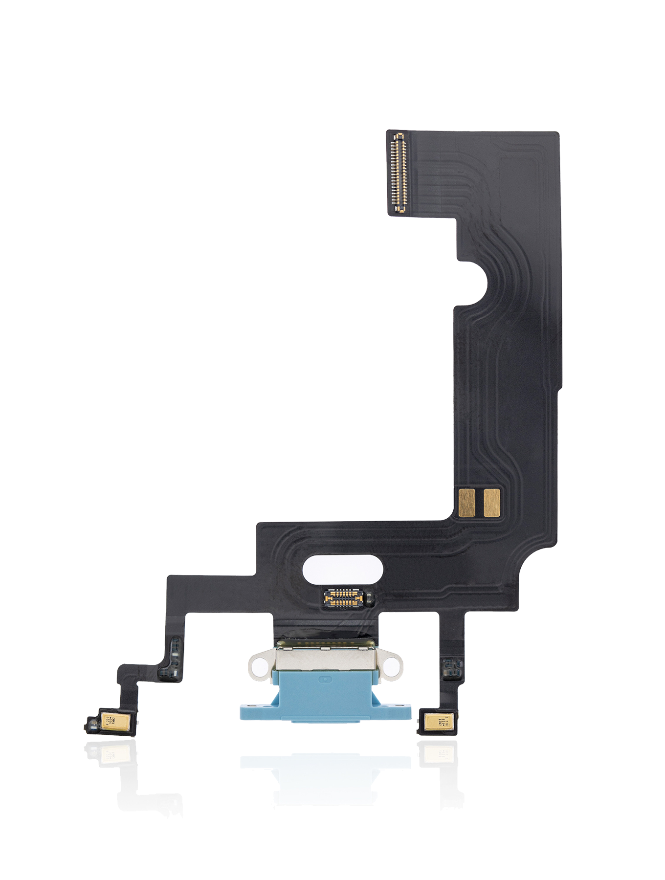 Charging Port Flex Cable For iPhone XR (Premium) (Blue)