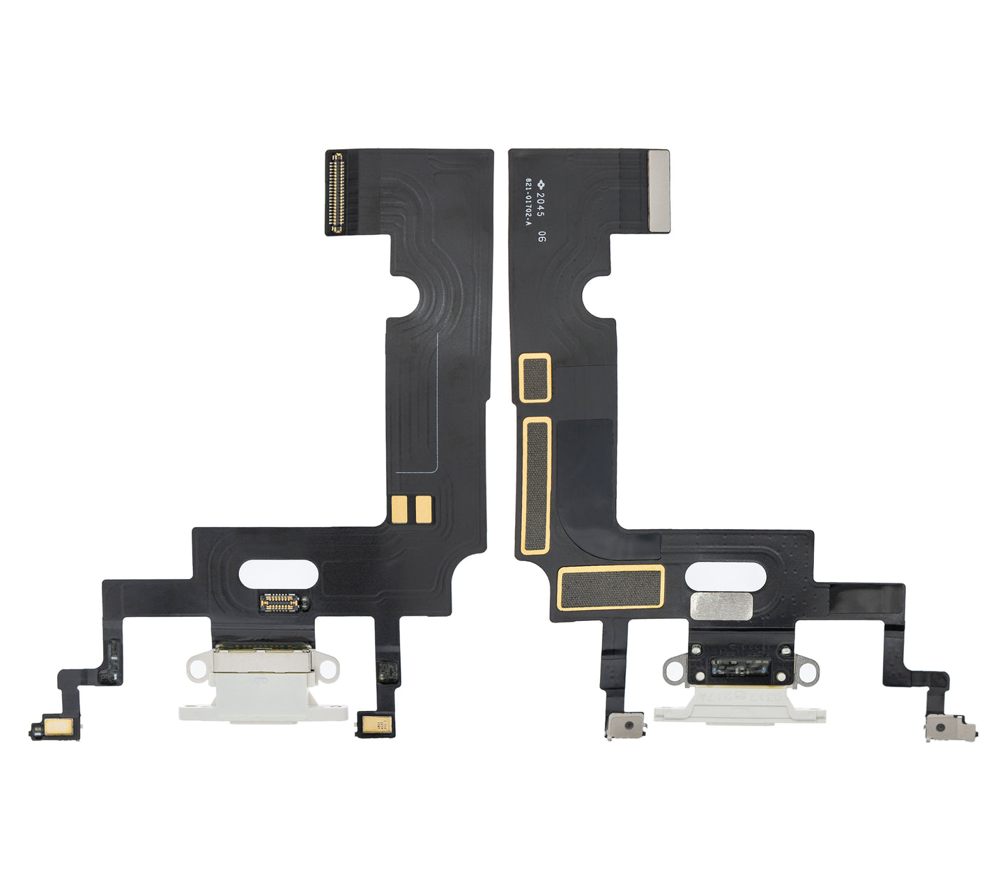 Charging Port Flex Cable For iPhone XR (Premium) (White)