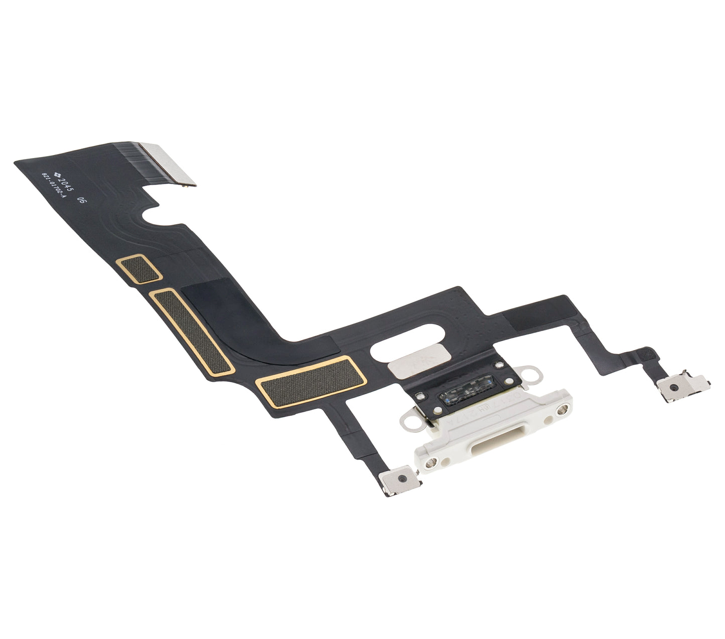 Charging Port Flex Cable For iPhone XR (Premium) (White)