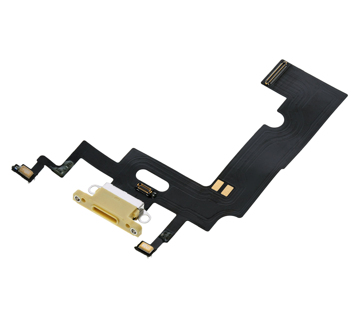 Charging Port Flex Cable For iPhone XR (Premium) (Yellow)