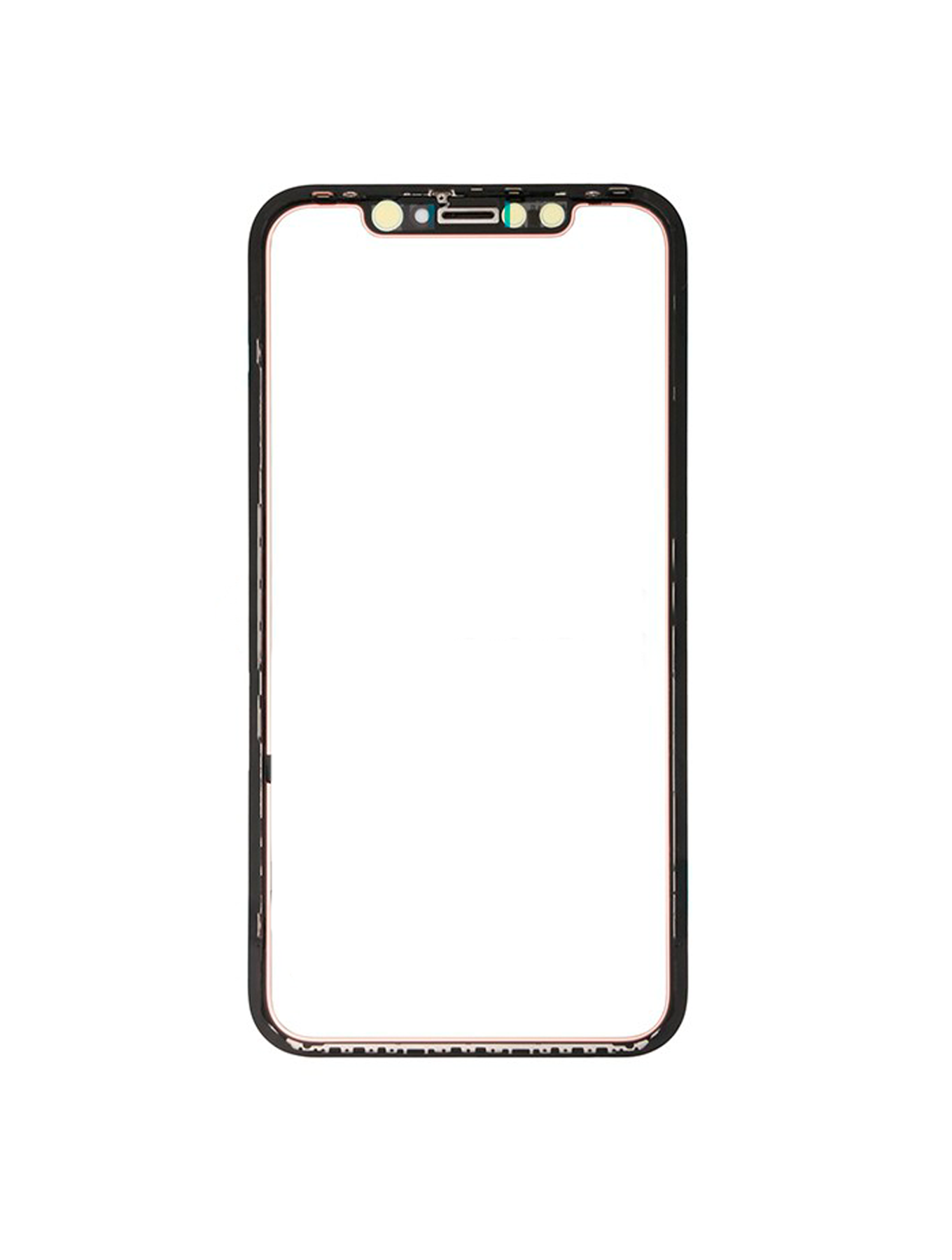 Glass With Frame Pre-Installed For iPhone XR (Premium Quality / 2 in 1) (1 Pack)
