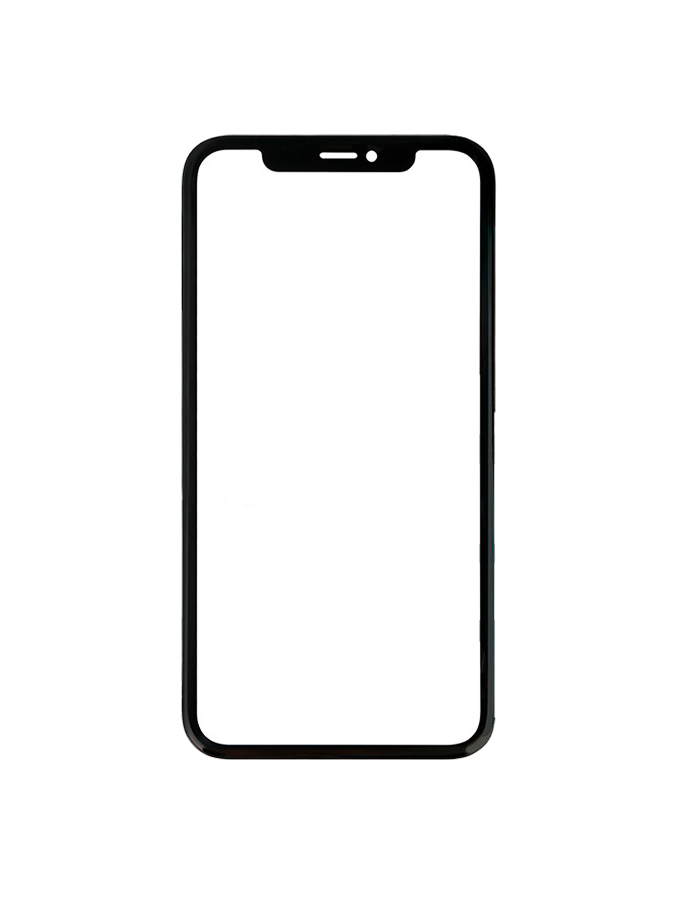 Glass With Frame Pre-Installed For iPhone XR (Premium Quality / 2 in 1) (1 Pack)
