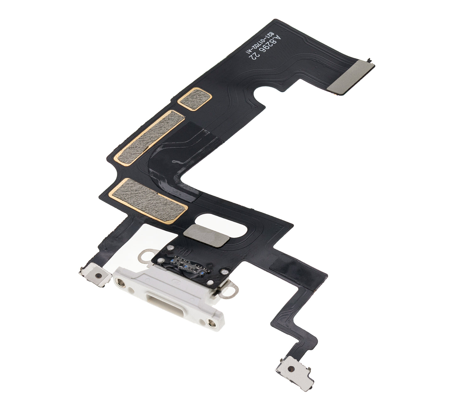 Charging Port Flex Cable For iPhone XR (Aftermarket) (White)