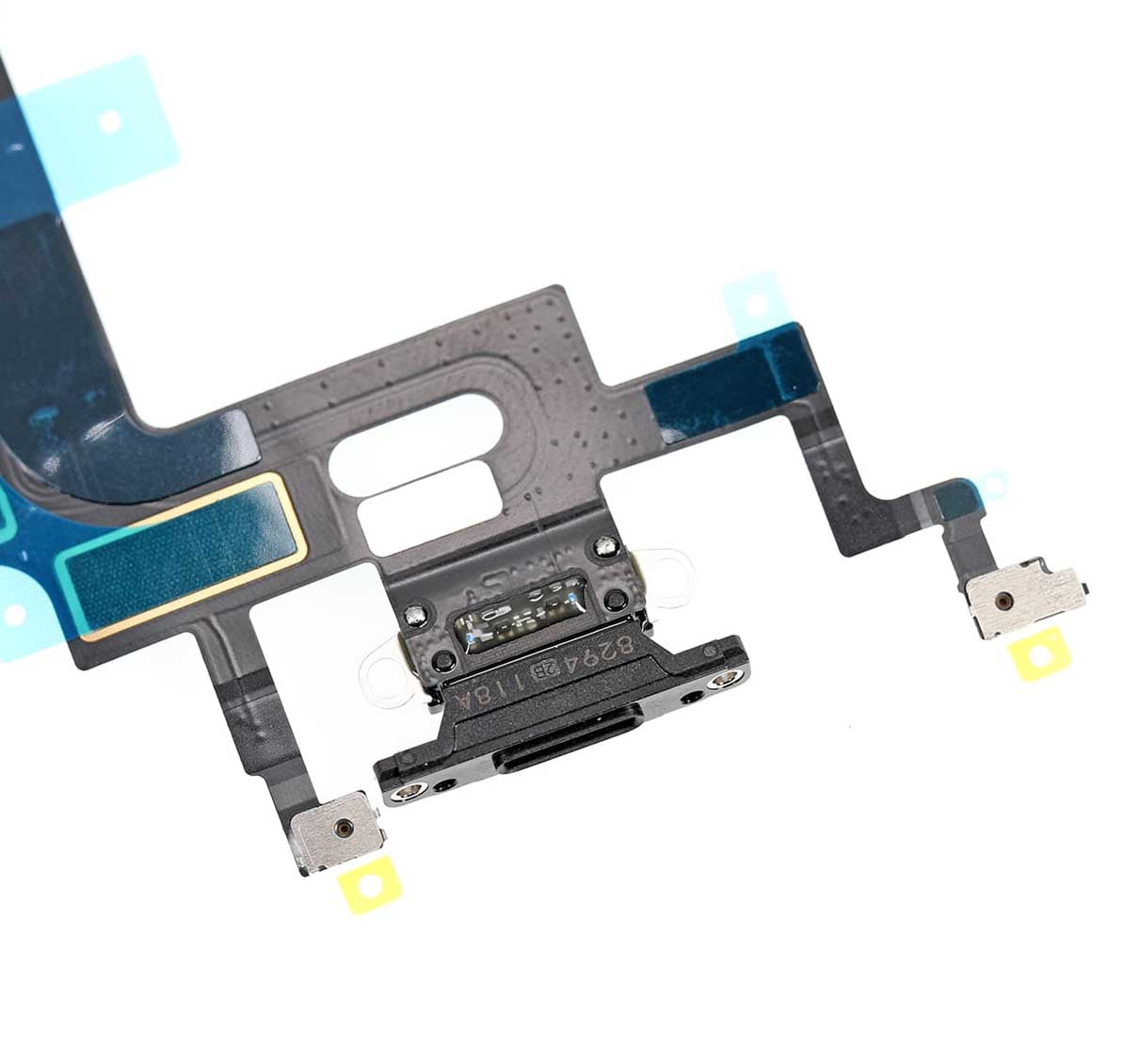 Charging Port Flex Cable For iPhone XR (Aftermarket) (Black)
