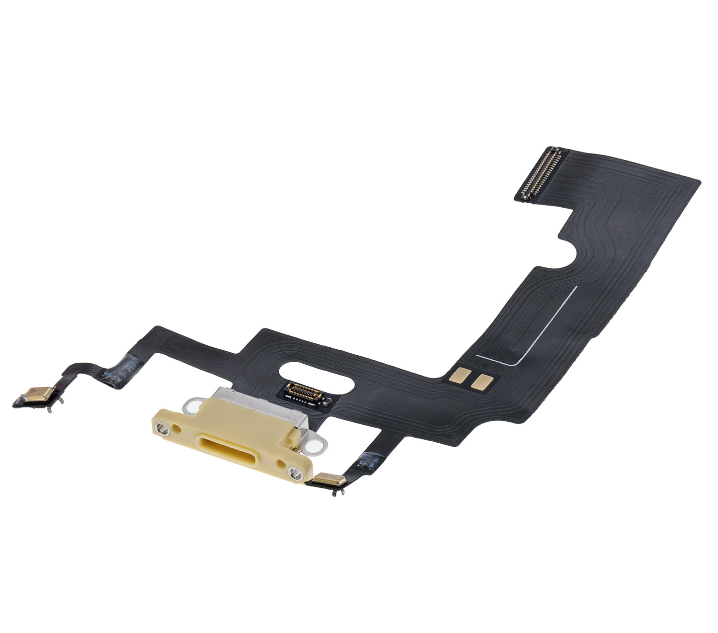 Charging Port Flex Cable For iPhone XR (Aftermarket) (Yellow)