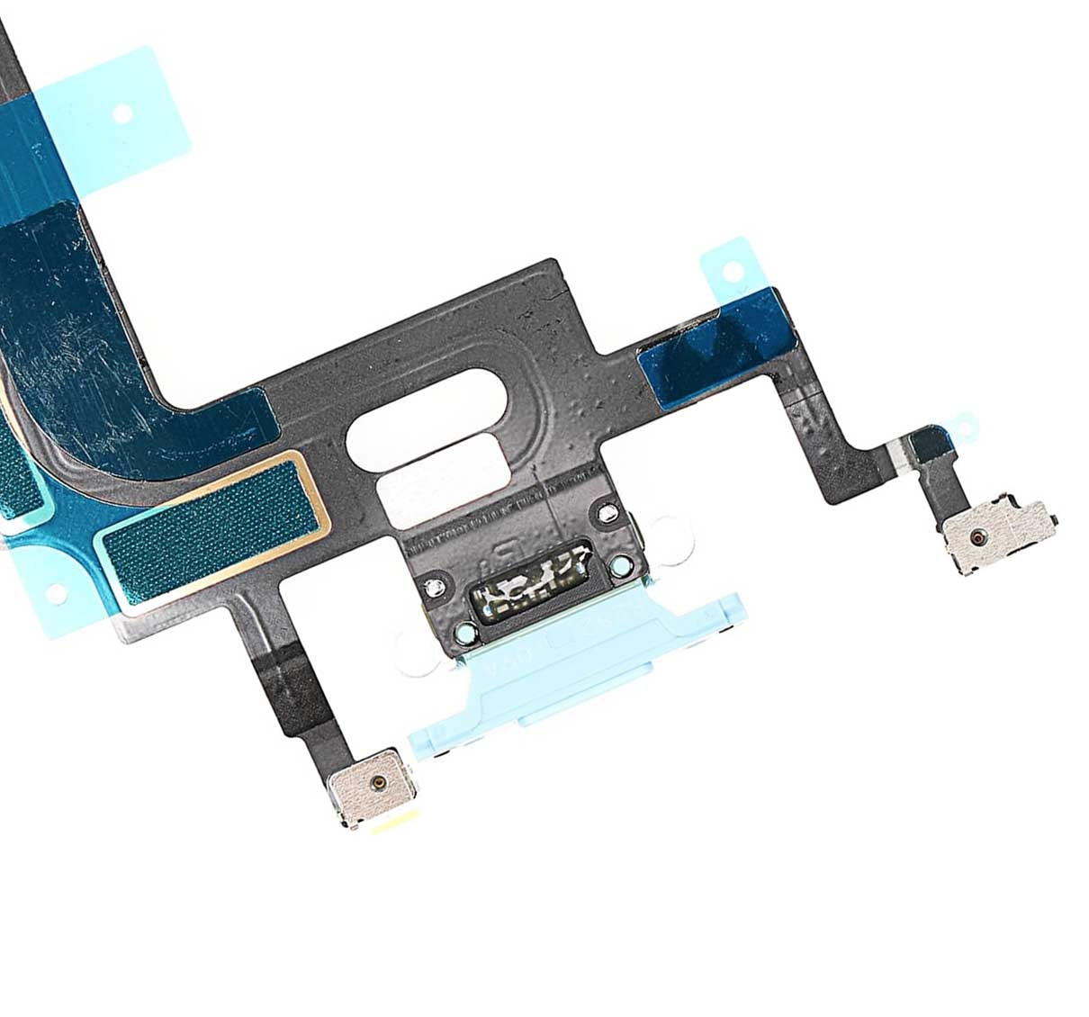 Charging Port Flex Cable For iPhone XR (Aftermarket) (Blue)