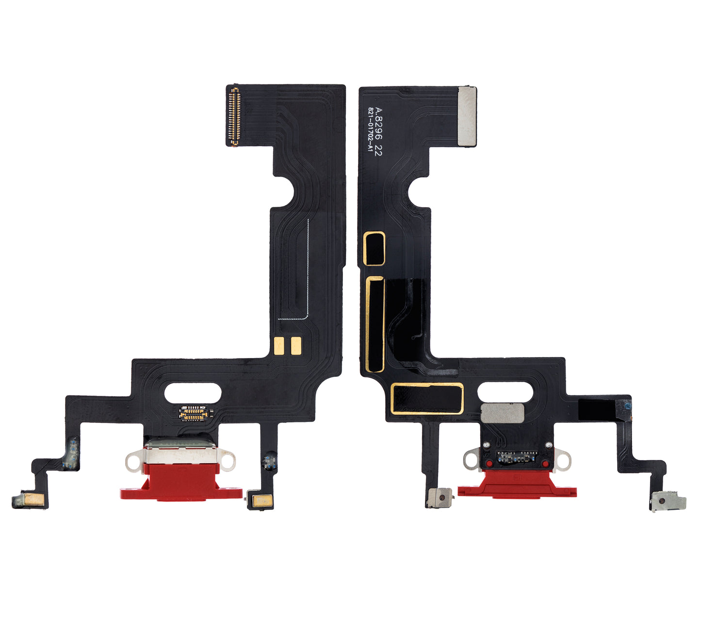 Charging Port Flex Cable For iPhone XR (Aftermarket) (Red)