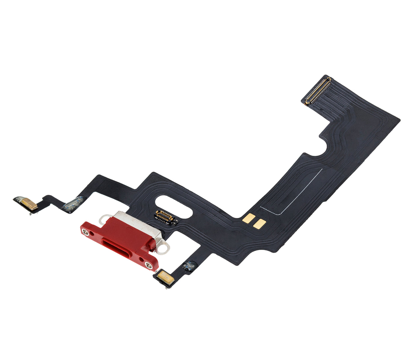 Charging Port Flex Cable For iPhone XR (Aftermarket) (Red)