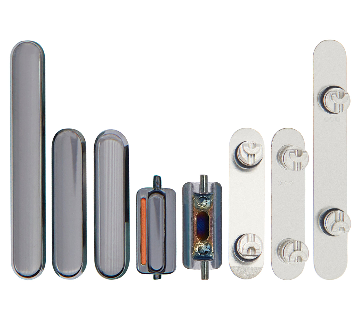 Hard Buttons (Power / Volume / Switch) For iPhone XS / XS Max (Space Gray)