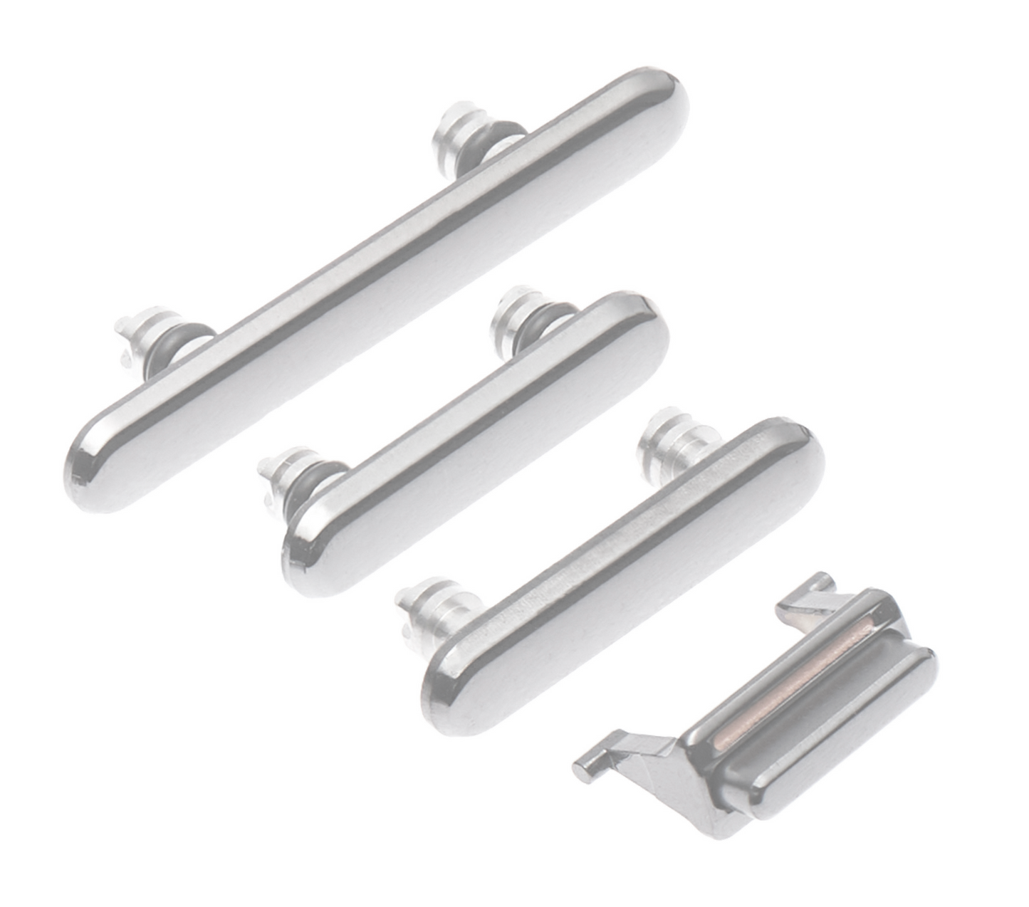 Hard Buttons (Power / Volume / Switch) For iPhone XS / XS Max (Silver)
