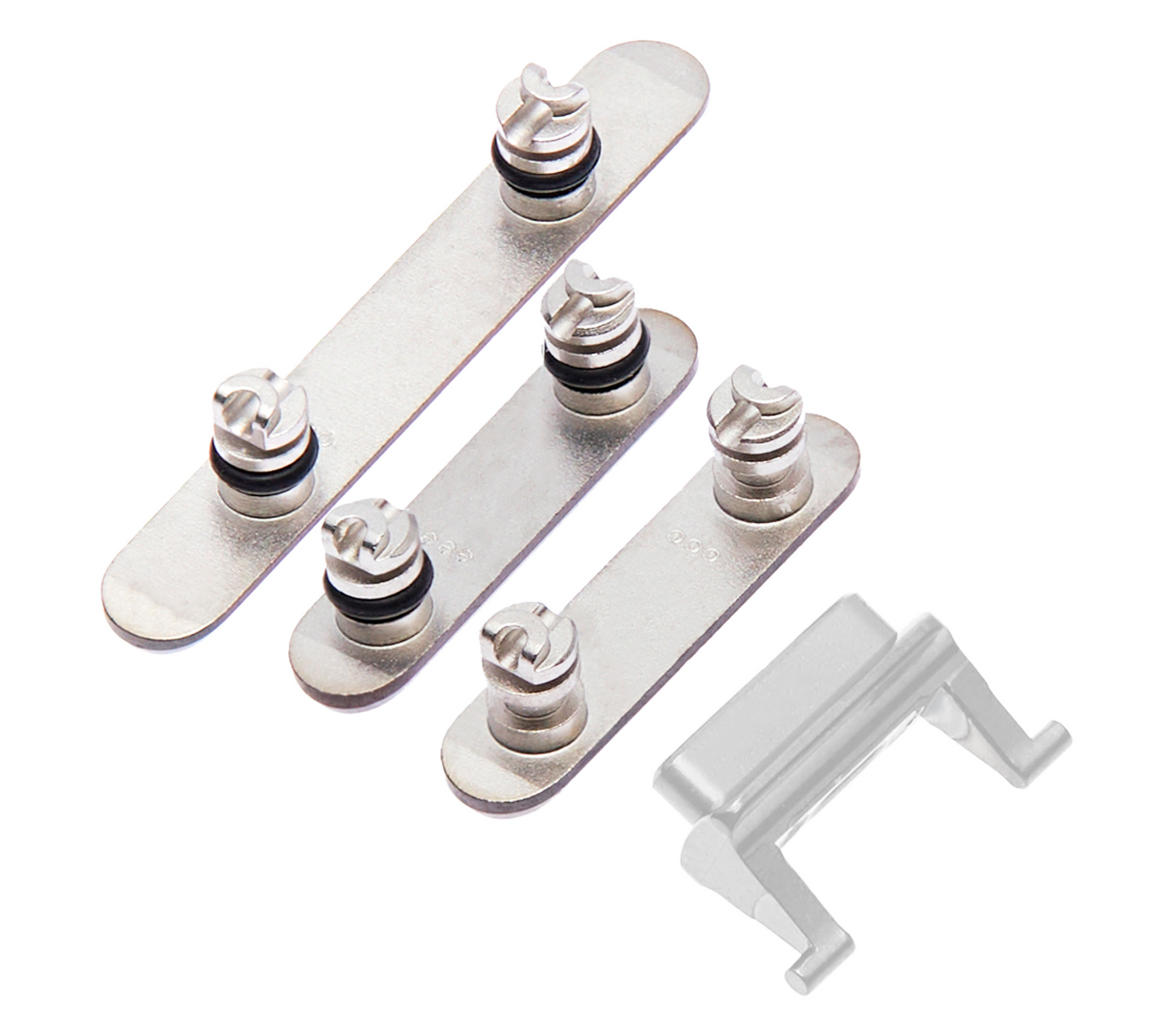Hard Buttons (Power / Volume / Switch) For iPhone XS / XS Max (Silver)