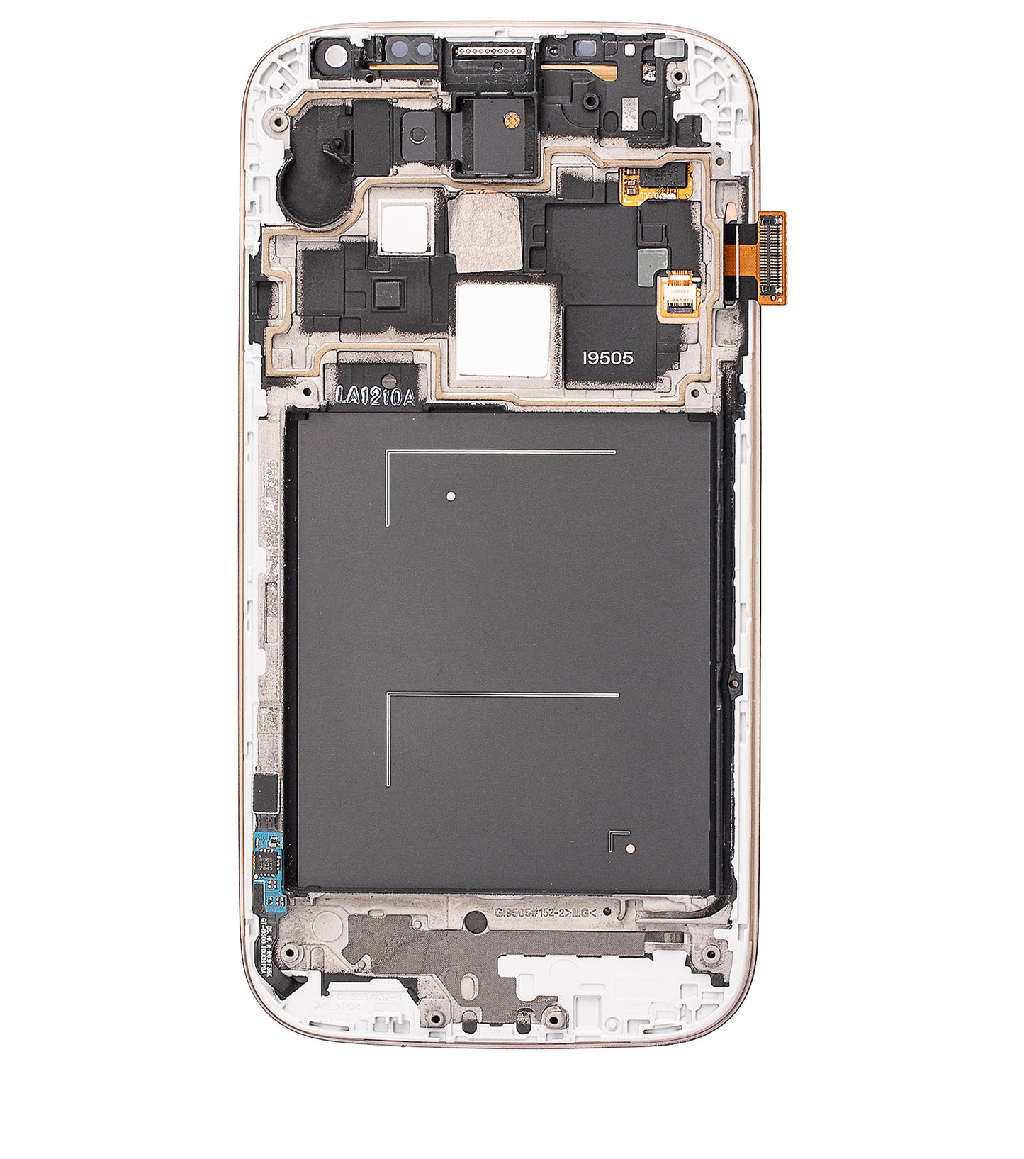 OLED Assembly With Frame For Samsung Galaxy S4 (i9505 / L720T) (International / Sprint (GSM Model) (Refurbished) (White)