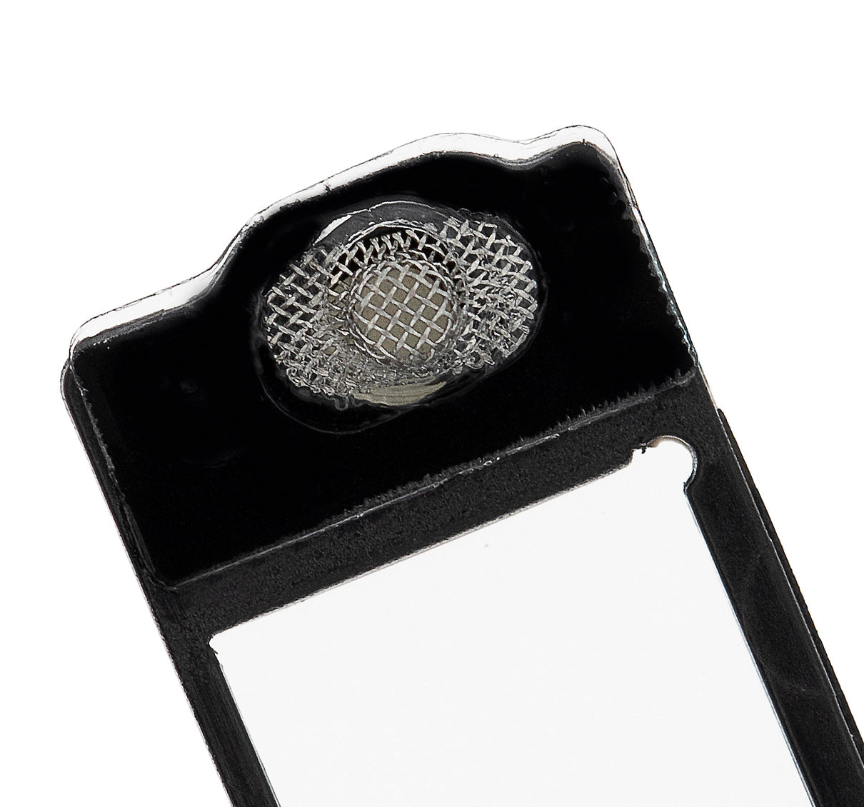 Flash Light / Power Flex Bracket With Microphone Mesh For iPhone XR (White) (10 Pack)