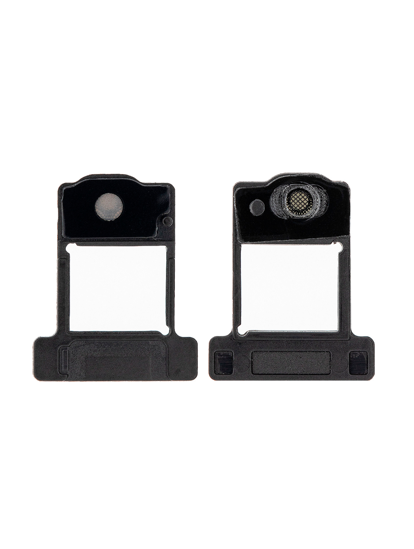 Flash Light / Power Flex Bracket With Microphone Mesh For iPhone XR (Black) (10 Pack)