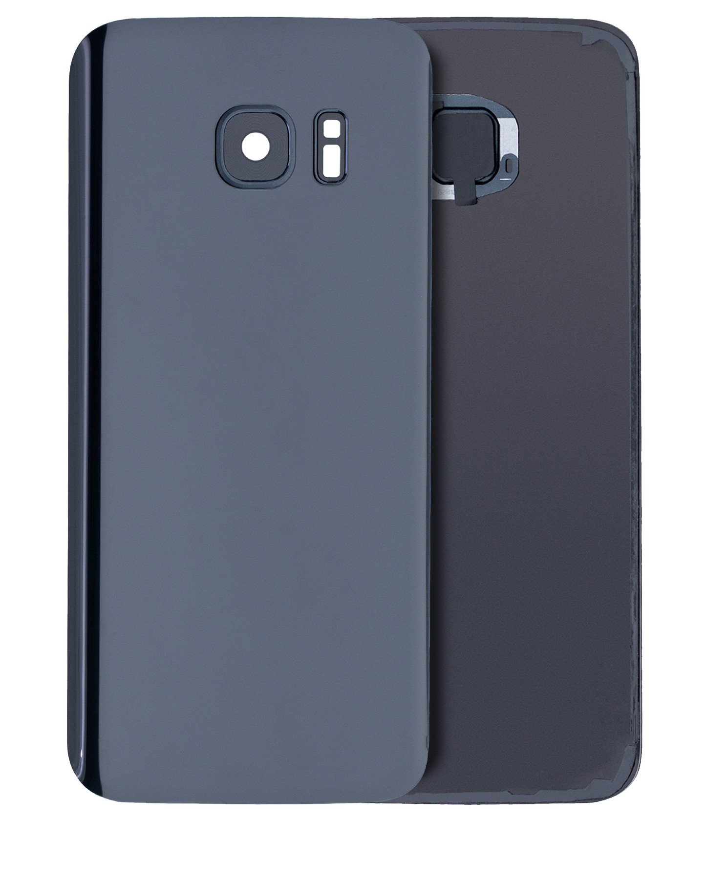 Back Cover Glass With Camera Lens For Samsung Galaxy S7 (Service Pack) (Black Onyx)