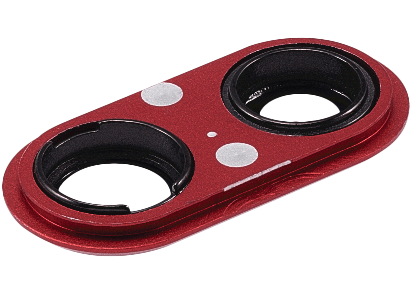 Back Camera Lens With Bracket & Bezel For iPhone 8 Plus (Aftermarket Plus) (Red) (10 Pack)