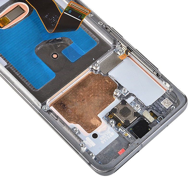 OLED Assembly With Frame For Samsung Galaxy S20 5G (Verizon 5G UW Frame Only) (Refurbished) (Cosmic Black)