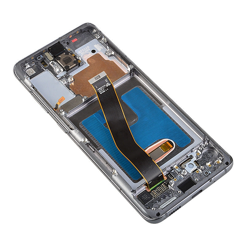 OLED Assembly With Frame For Samsung Galaxy S20 5G (Verizon 5G UW Frame Only) (Refurbished) (Cosmic Black)