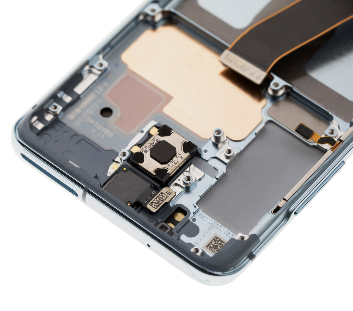 OLED Assembly With Frame For Samsung Galaxy S20 4G / 5G (Non-Verizon 5G UW Frame) (Refurbished) (Cloud Blue)