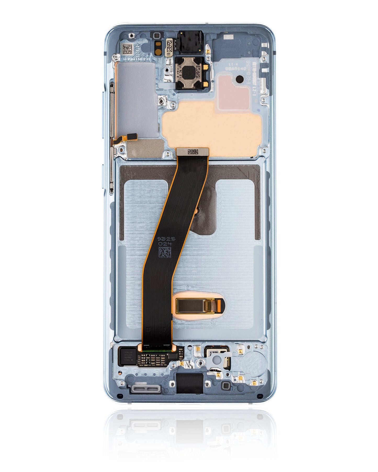 OLED Assembly With Frame For Samsung Galaxy S20 4G / 5G (Non-Verizon 5G UW Frame) (Refurbished) (Cloud Blue)