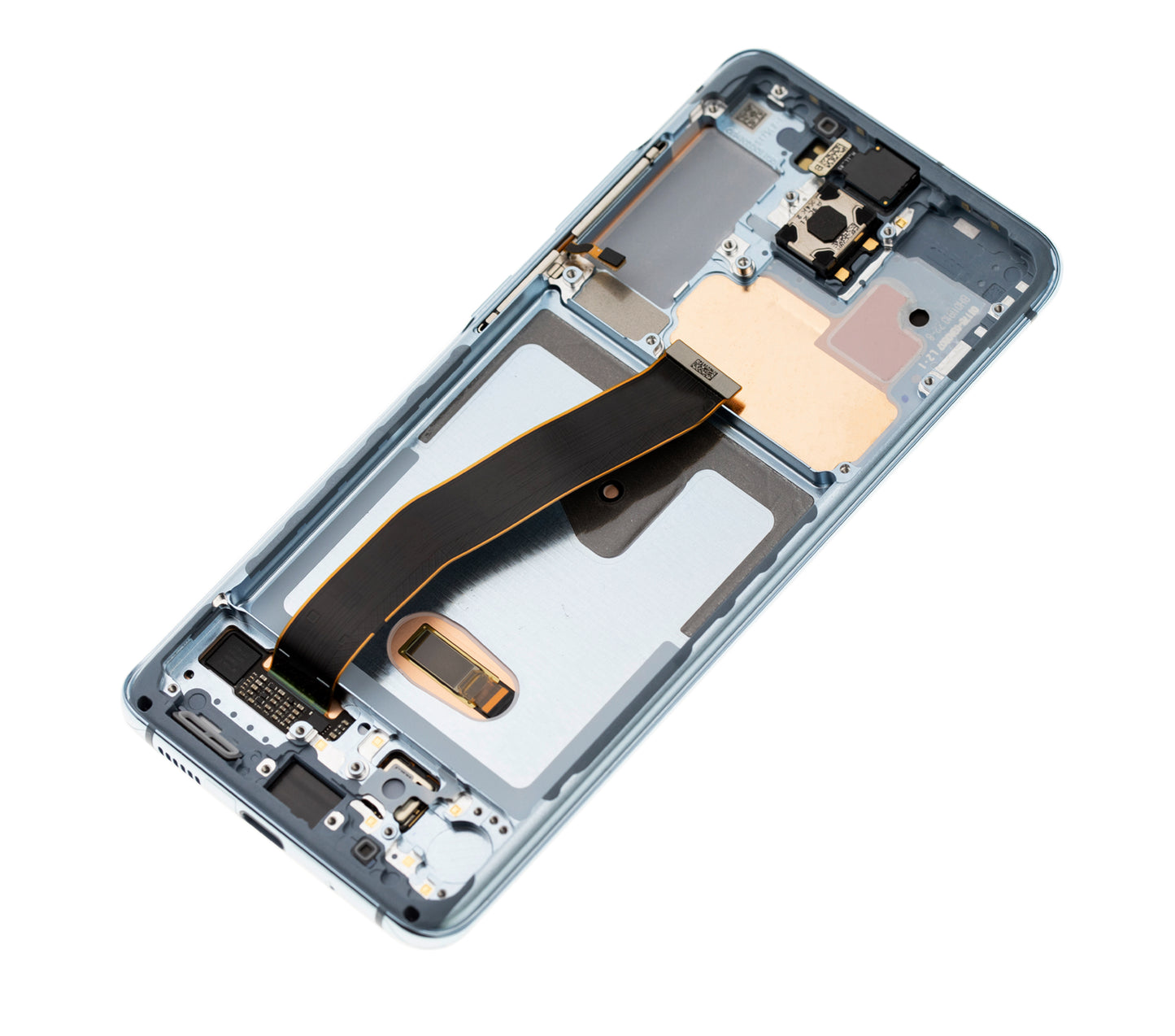 OLED Assembly With Frame For Samsung Galaxy S20 4G / 5G (Non-Verizon 5G UW Frame) (Refurbished) (Cloud Blue)