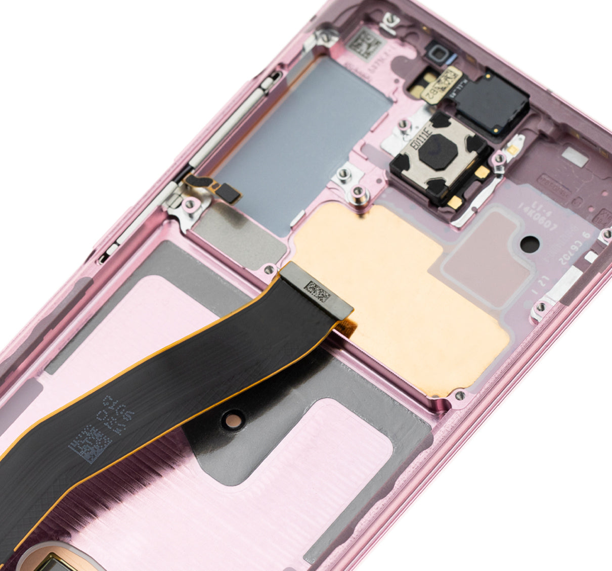 OLED Assembly With Frame For Samsung Galaxy S20 5G (Non-Verizon 5G UW Frame) (Refurbished) (Cloud Pink)