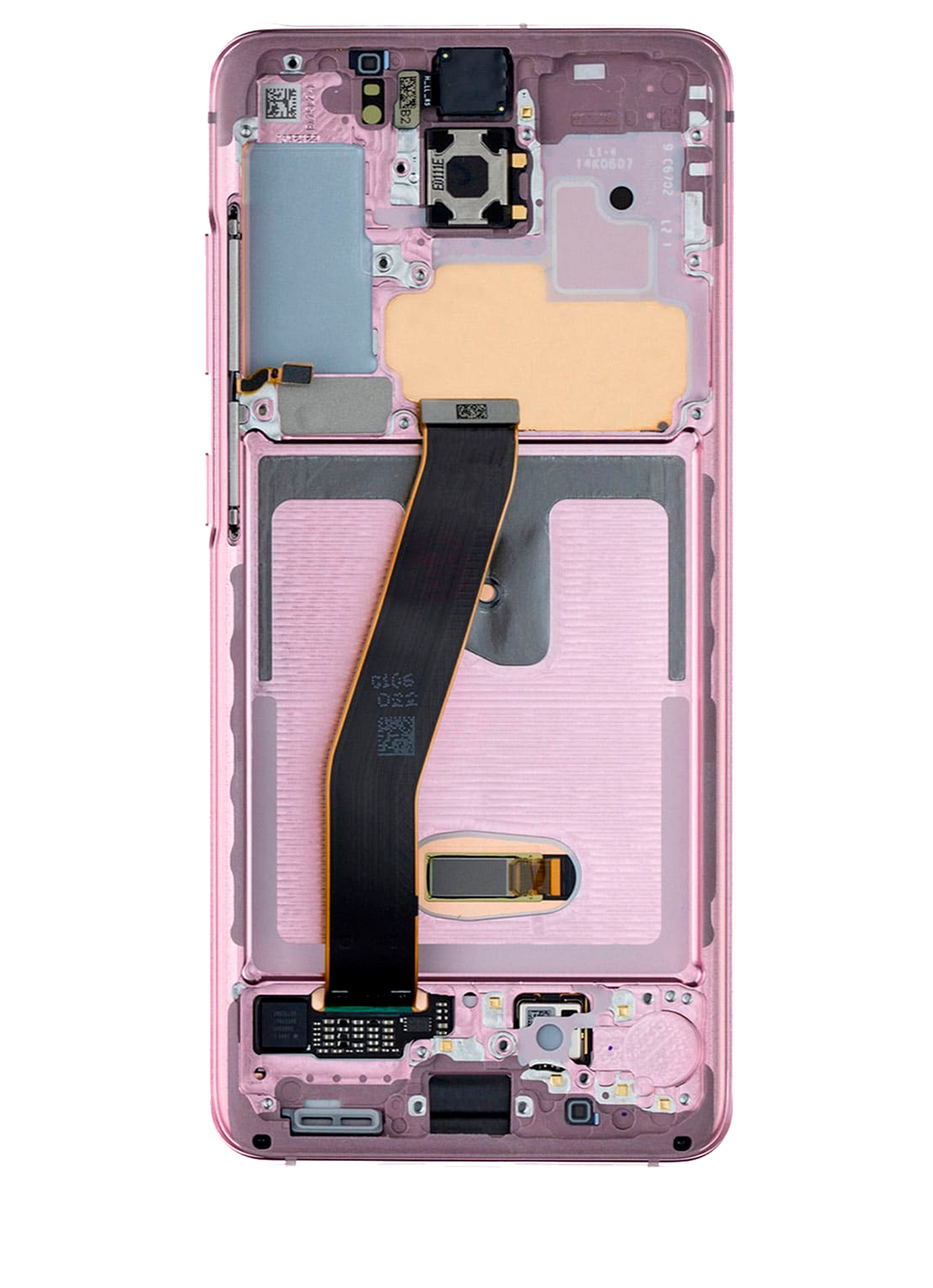 OLED Assembly With Frame For Samsung Galaxy S20 5G (Non-Verizon 5G UW Frame) (Refurbished) (Cloud Pink)