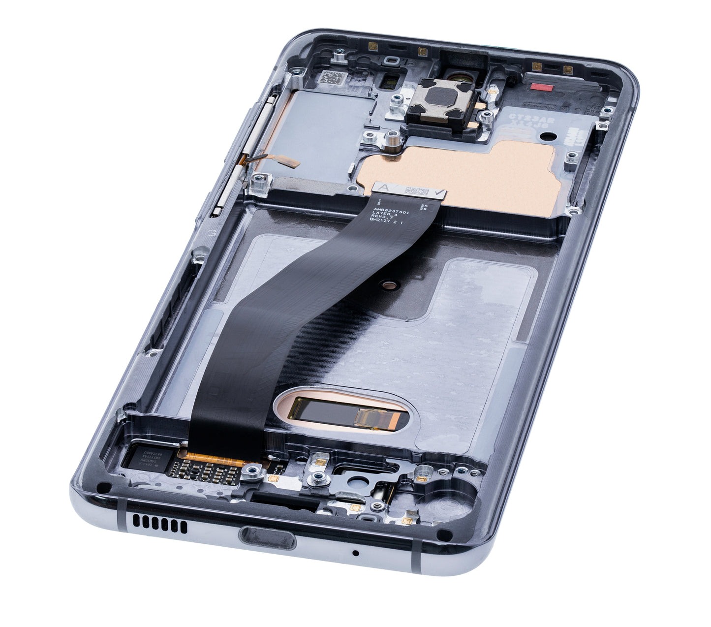 OLED Assembly With Frame For Samsung Galaxy S20 5G (Verizon 5G UW Frame Only) (Refurbished) (Cosmic Gray)
