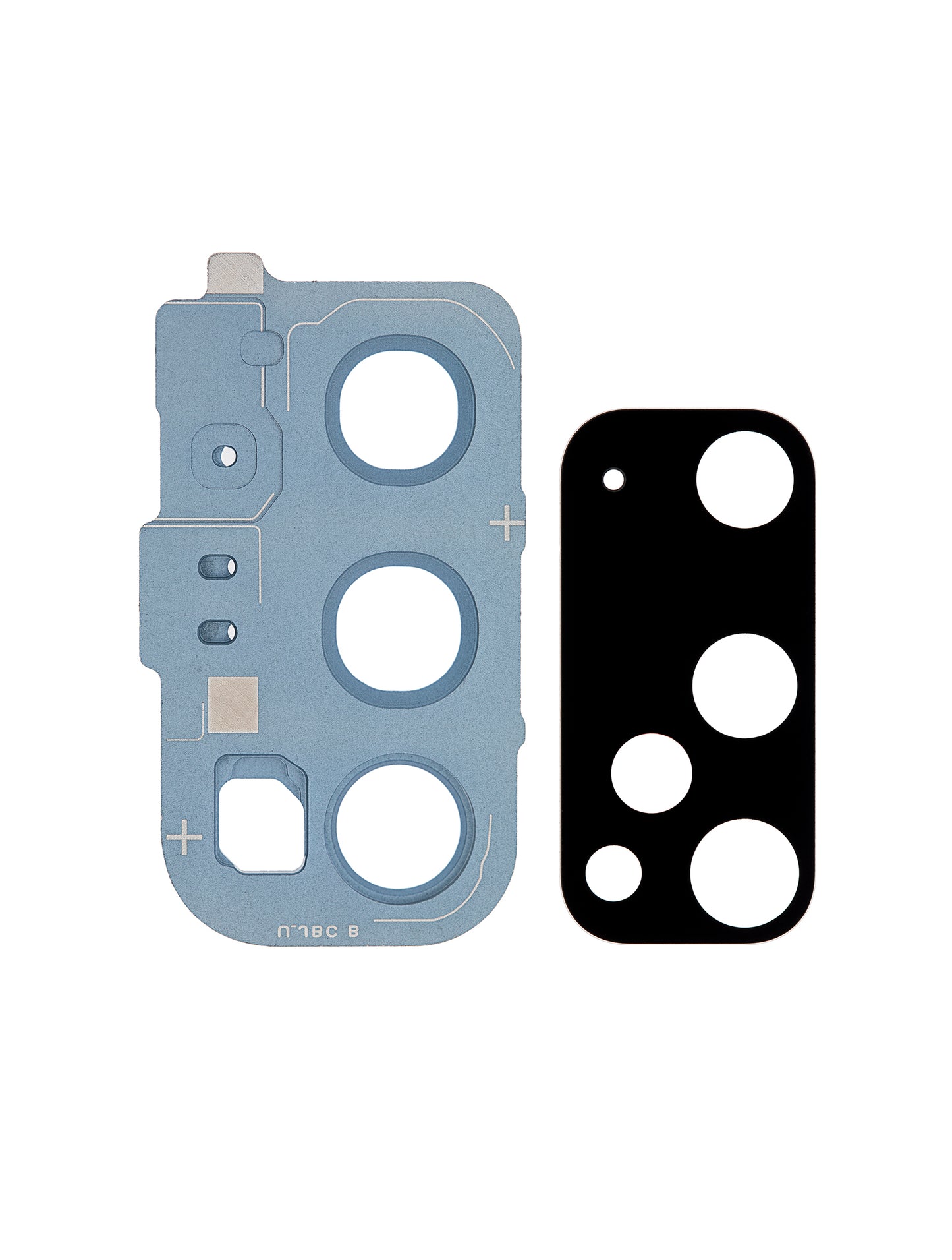 Back Camera Lens With Cover Bezel Ring For Samsung Galaxy S20 / S20 5G (Cloud Blue)