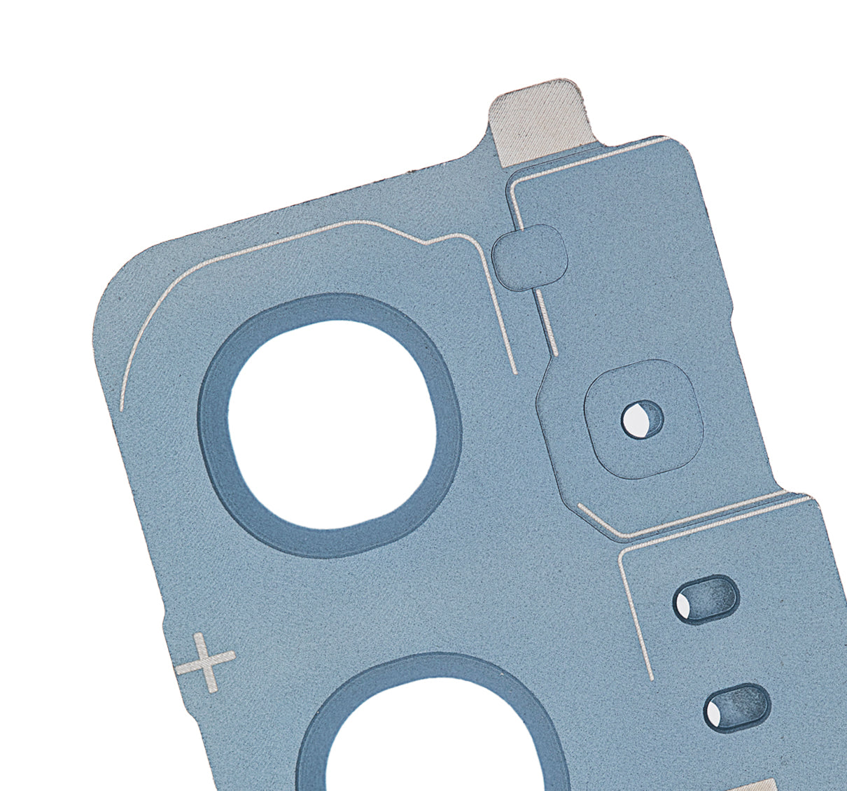 Back Camera Lens With Cover Bezel Ring For Samsung Galaxy S20 / S20 5G (Cloud Blue)
